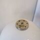 Vintage 1970s Mushroom Floor Lamp: Chrome & White Plastic, Retro Lighting