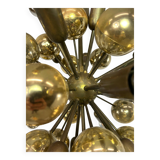 Atomic Suspension in Brass German Mid-Century by Dorothee Becker