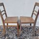 Paire de chaises bistrot vintage relookées