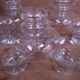 9 vintage engraved champagne glasses 1950