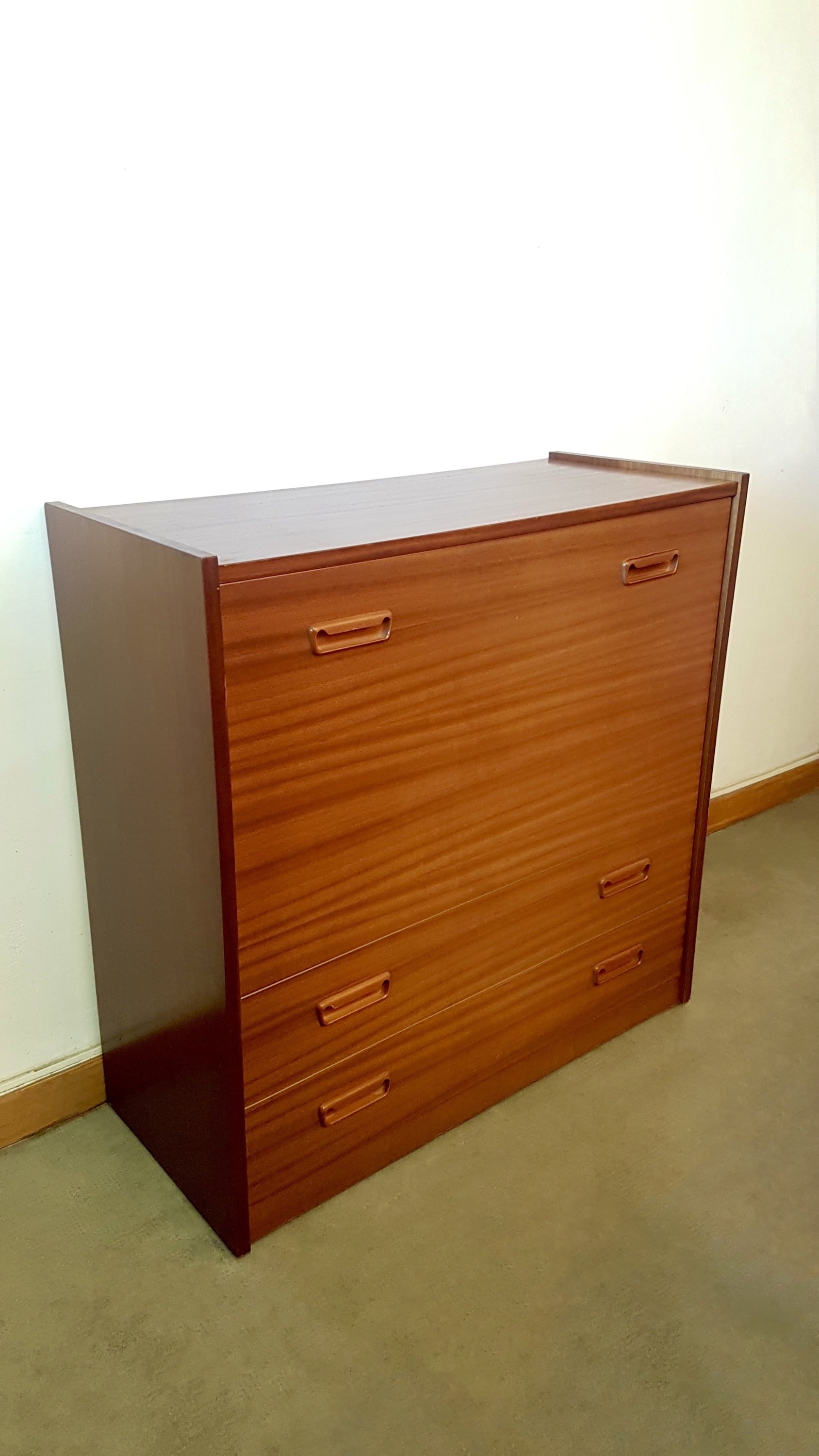 Commode lit d'appoint escamotable vintage