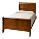 Sculpted walnut boat bed – Directoire period, around 1800