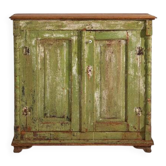 Antique chest of drawers with green patina (c.1920) #59