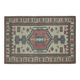 1970s Vintage Turkish Handmade Wool & Cotton Pink Area Rug 172x263