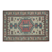 1970s Vintage Turkish Handmade Wool & Cotton Pink Area Rug 172x263