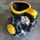 Ceramic pitcher fat lava from vallauris 14.5 cm