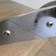 Designer coat rack in riveted chrome. Yasuaki Sasamoto "Dulton" Askilik