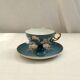 Ancienne tasse et soucoupe à chocolat en porcelaine de Paris Dimension : hauteur -8,5cm- D-11,5cm-
