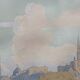 Lithograph Henri Riviere, l'institut et la cite serie paysages parisiens