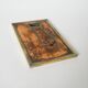 brass mirror to stand 11.5 x 17.5 cm