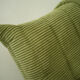 Togo Armchair and Pouf in Fresh green Corduroy