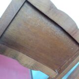 2 Art Deco upholstered and wood chairs