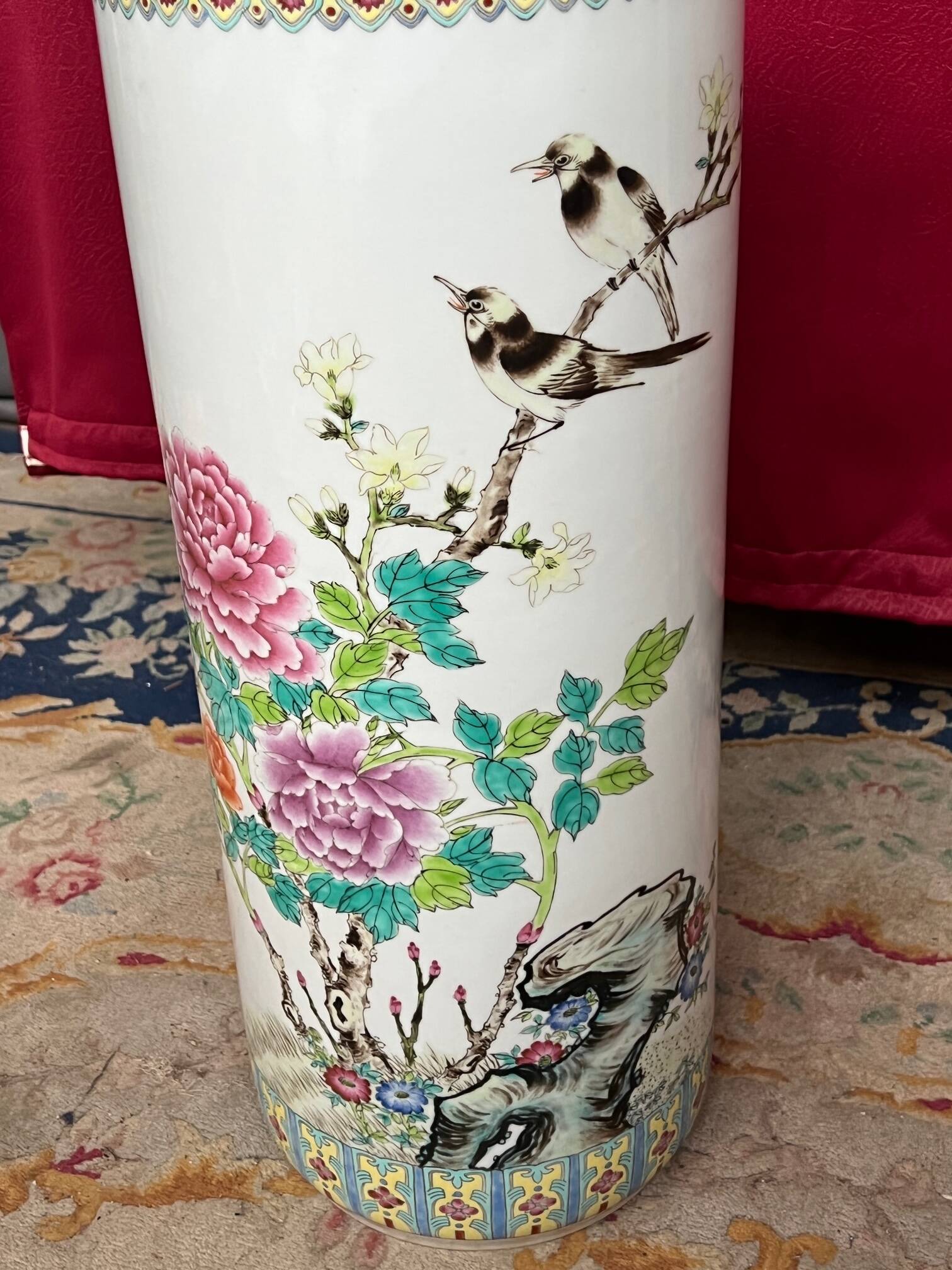 Hand-painted vase.