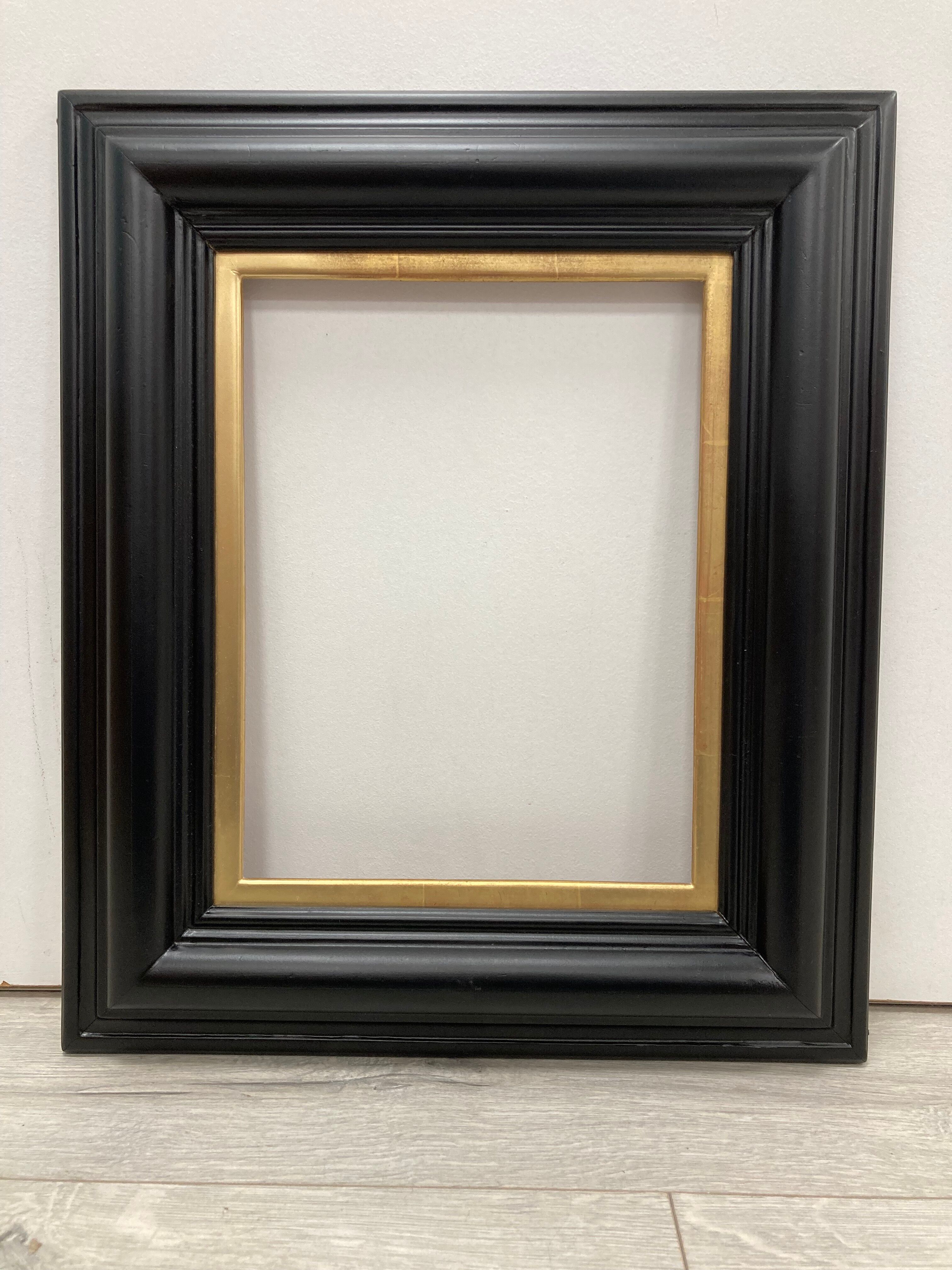 Black frame and vintage gold