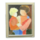 Hans Osswald (1919-1983), Swedish Figurative Abstract Painting, 1960s, Oil on Canvas