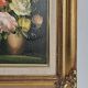 Framed flower bouquet tableau XXth