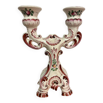 Candle holder with 2 lights "Strasbourg" Henri Chaumeil