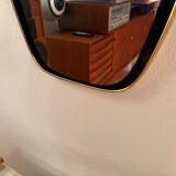 Large Rockabilly Mirror, 1960s