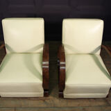 Pair of Art Deco armchairs