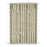 Hand-Knotted Tribal Unique 205 cm x 302 cm Beige Wool Carpet