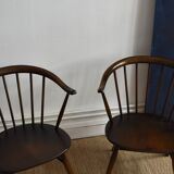 Vintage Ercol Buckingham armchairs