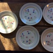 Set of 9 plates and 9 dessert plates Lunéville