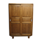 Parisian wardrobe 40/50 old oak patina