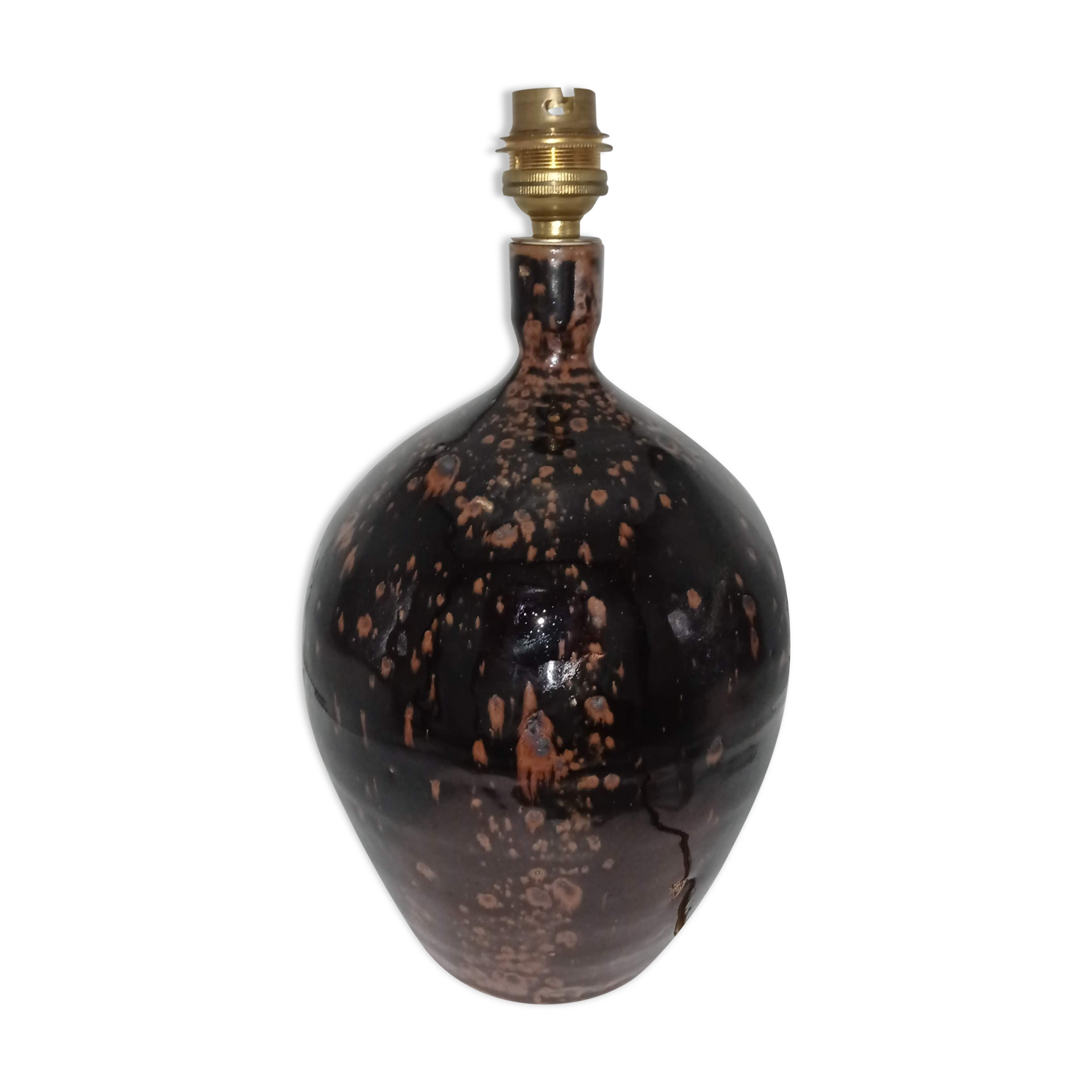 Stoneware lamp from La Borne