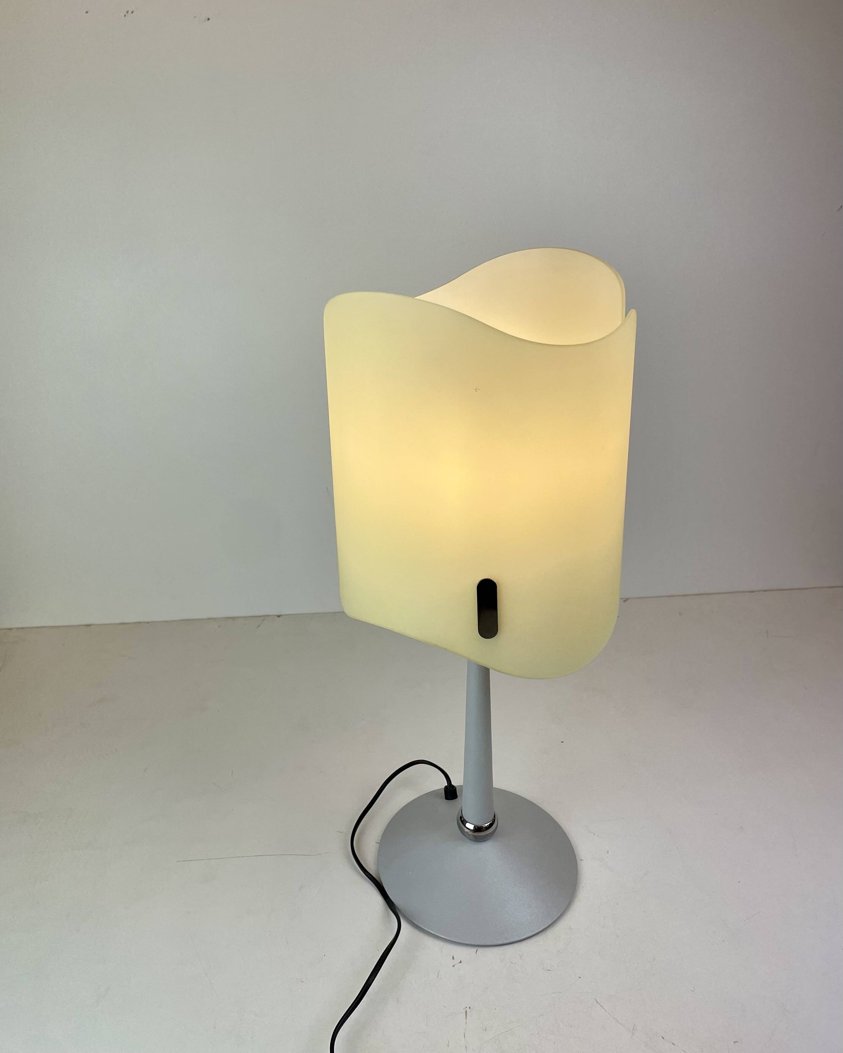 Italian Opaline Table Lamp, 1990s