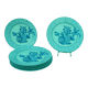 6 Limoges porcelain dessert plates Bracieux Deshoulieres