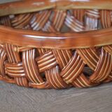 Vintage woven fruit bowl