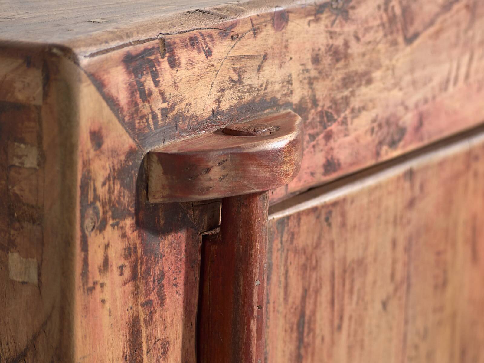 Small antique two-door cabinet (circa 1900) #52