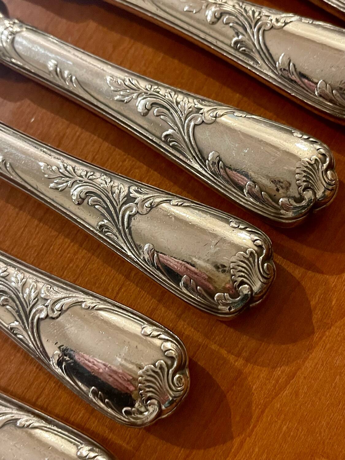 Christofle 12 large marly model knives 24.5 cm