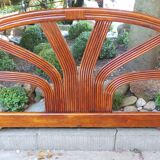 Vintage rattan headboard