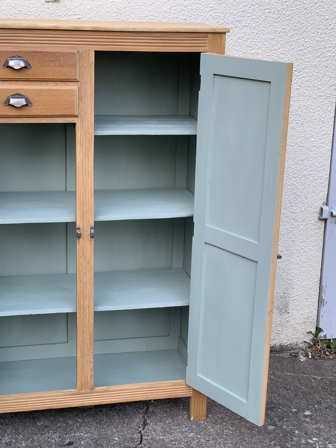 Buffet parisien bois brut 1940