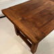 Old farmhouse table in solid oak
