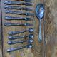 Dessert cutlery service consisting of 11 pieces hallmark 800 worked old and collector