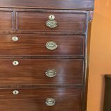 tallboy chest on chest in mahogany - 18th century