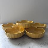 Set of 6 shell-shaped ramekins