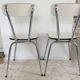 Paire de chaises  formica vintage