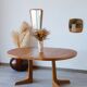 Vintage oak extendable dining table | Scandinavian design