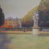 Rolf RAFFLEWSKI: Garden of Paris with a Kiss, original signed lithograph