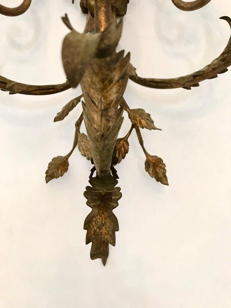 Wall lamp, sword, in the style of the baguès house, circa 1950