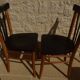 2 chaises Lutherma et 2 chaises Bauman de style en bois