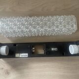 Vintage Erco glass and Bakelite wall light