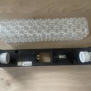 Vintage Erco glass and Bakelite wall light