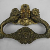 Paire poignées anciennes bronze meuble