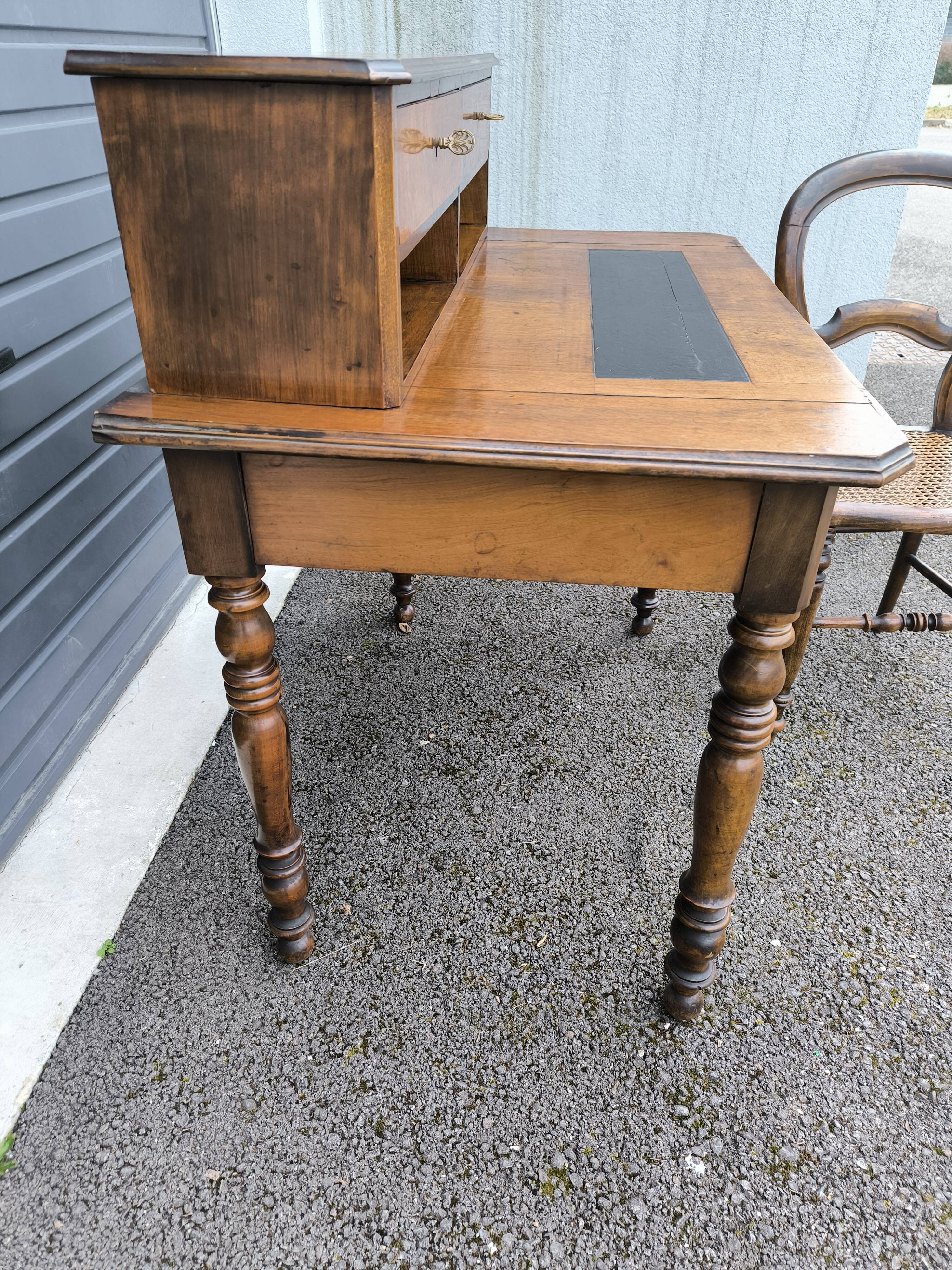 Louis Philippe style stepped flat desk