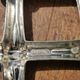 Vintage stretchy underside in silver metal Italy