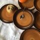 8 plates dessert speckled sandstone meylan st amand